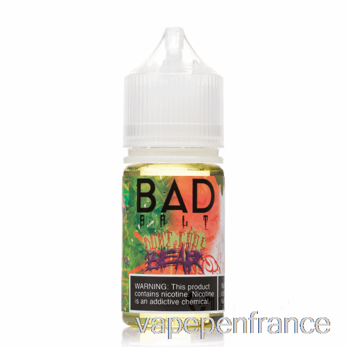M'en Fous Ours - Mauvais Sel - Stylo Vape 30 Ml 45 Mg